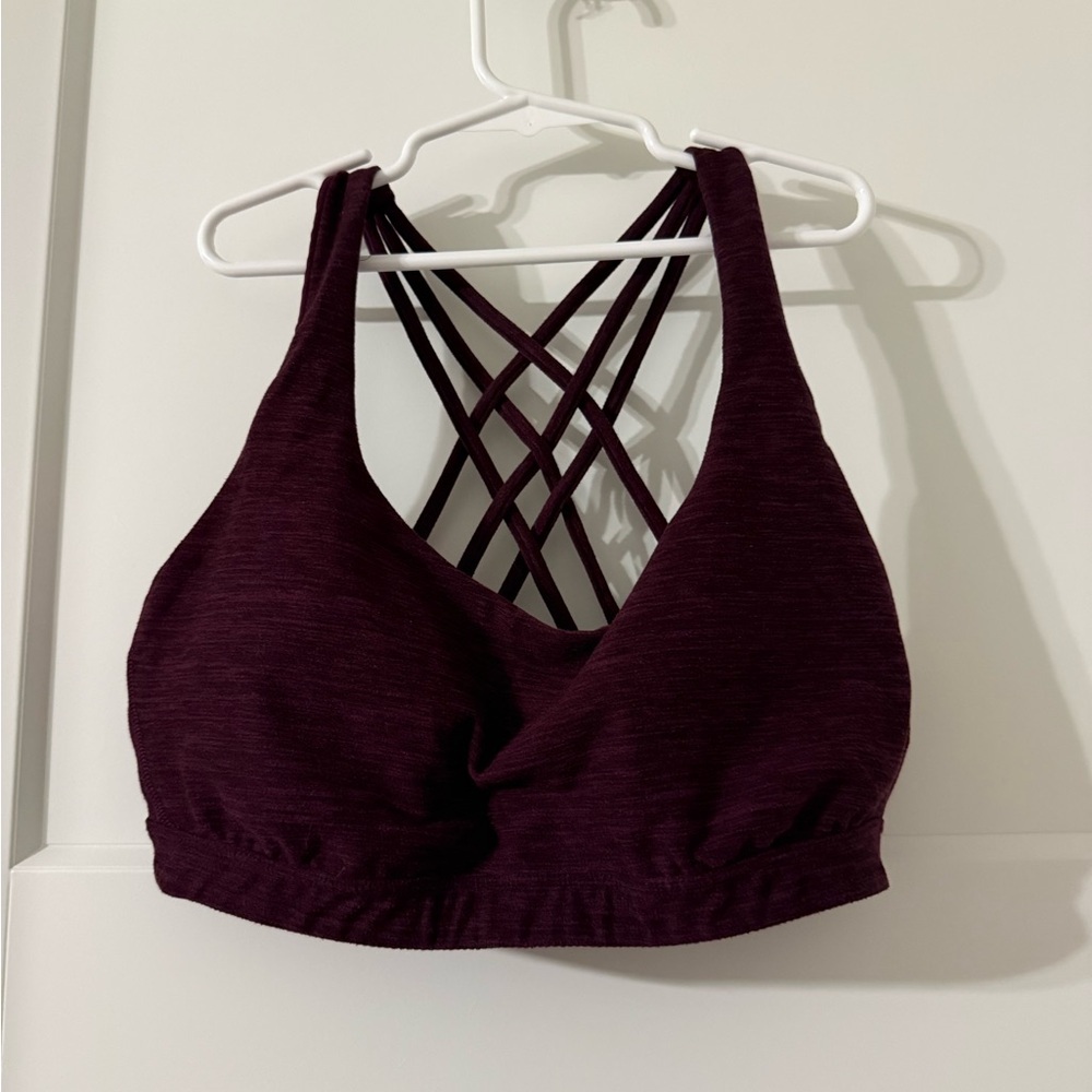 Victoria's Secret Strappy Cross-Back Bralette in Plum - Picture 3 of 4